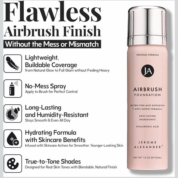 Jerome Alexander Airbrush Foundation + Applicator Set - Picture 5 of 8